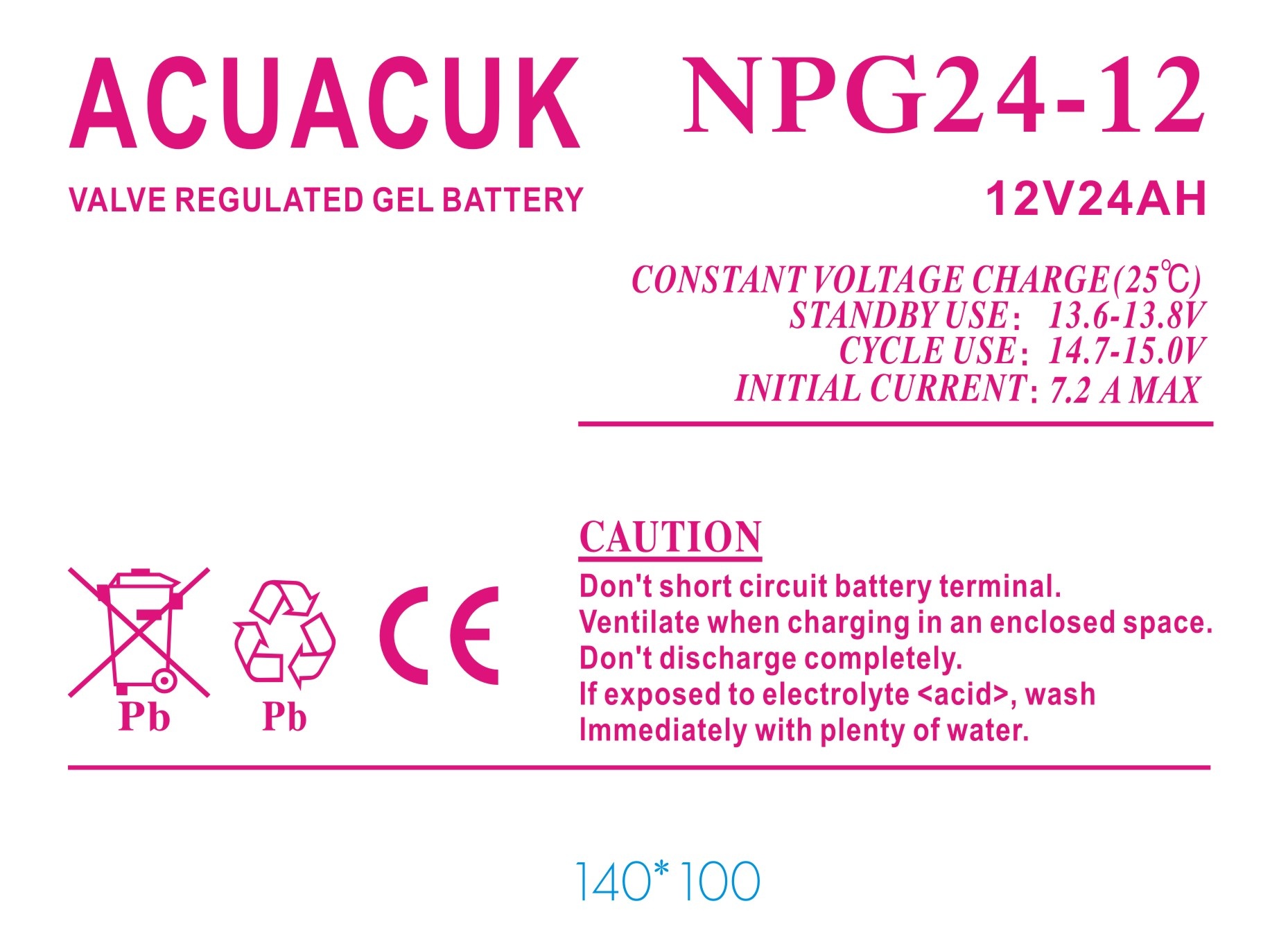 ACUACUK蓄电池|12V24AH ACUACUK蓄电池|12V24AH