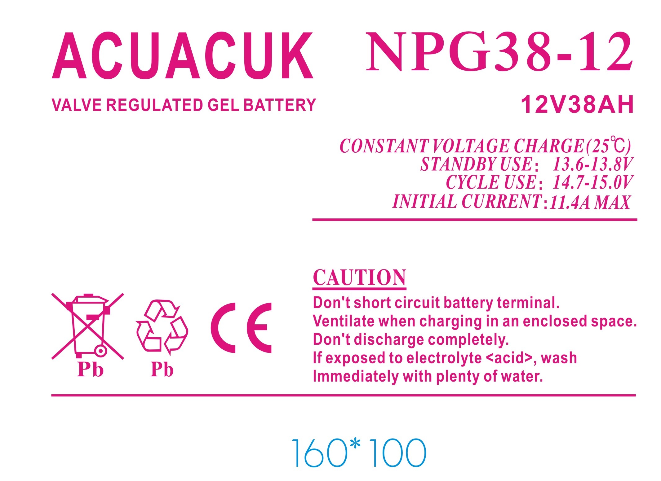 ACUACUK蓄电池|12V38AH ACUACUK蓄电池|12V38AH