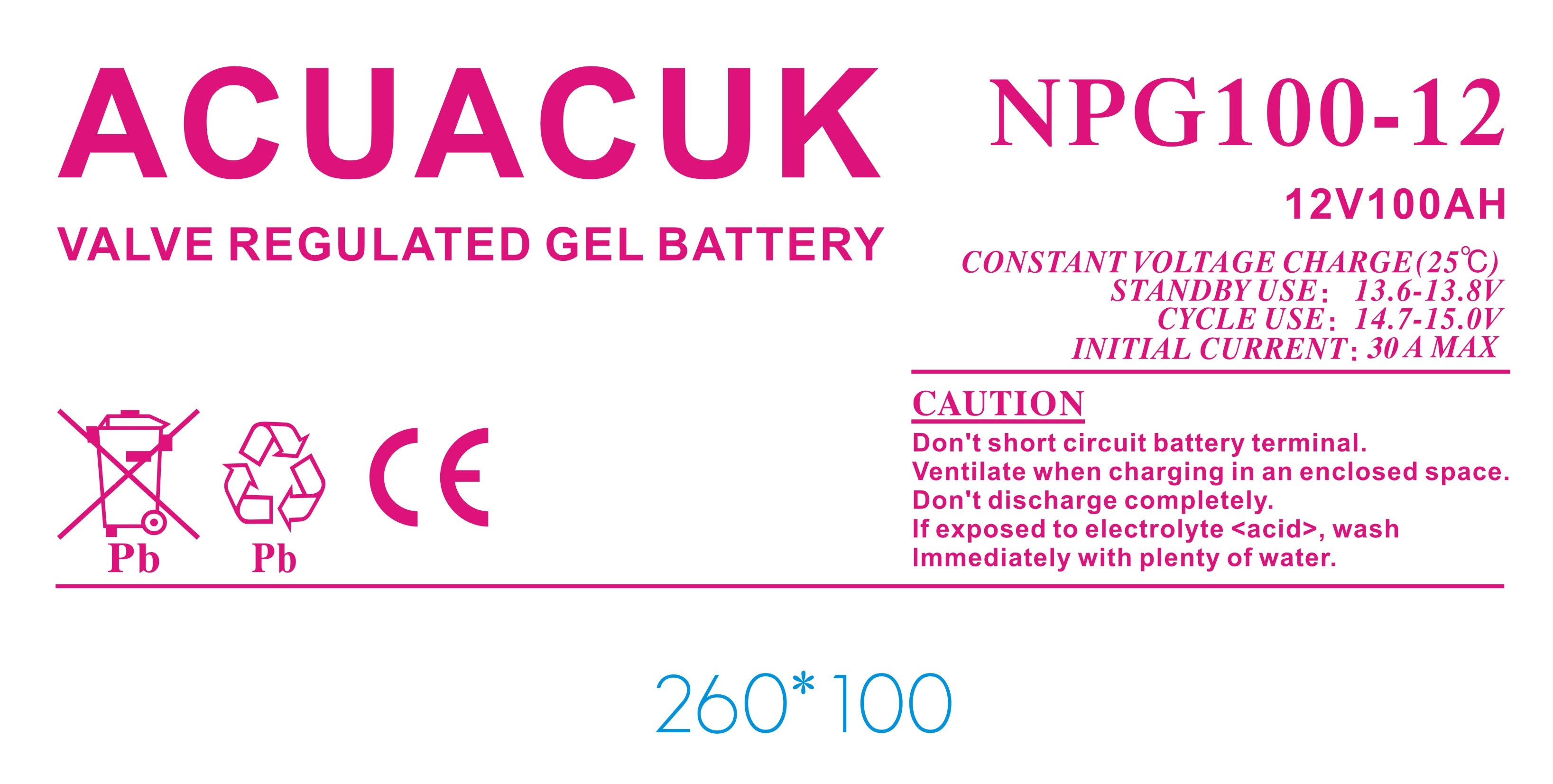 ACUACUK蓄电池|12V100AH ACUACUK蓄电池|12V100AH